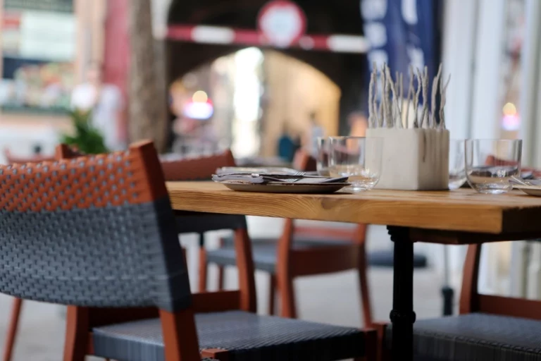 Terrasse de restaurant